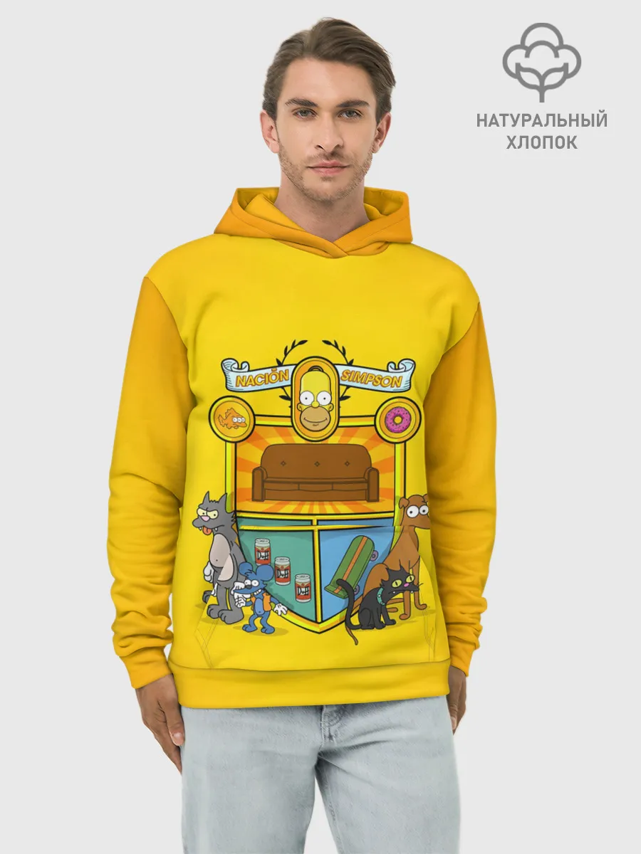 Худи мужской база хлопок / Simpsons nation
