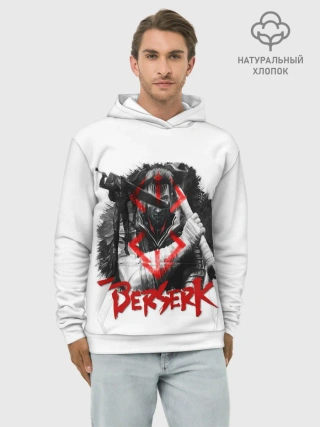 Худи мужской база хлопок / Берсерк - Berserk