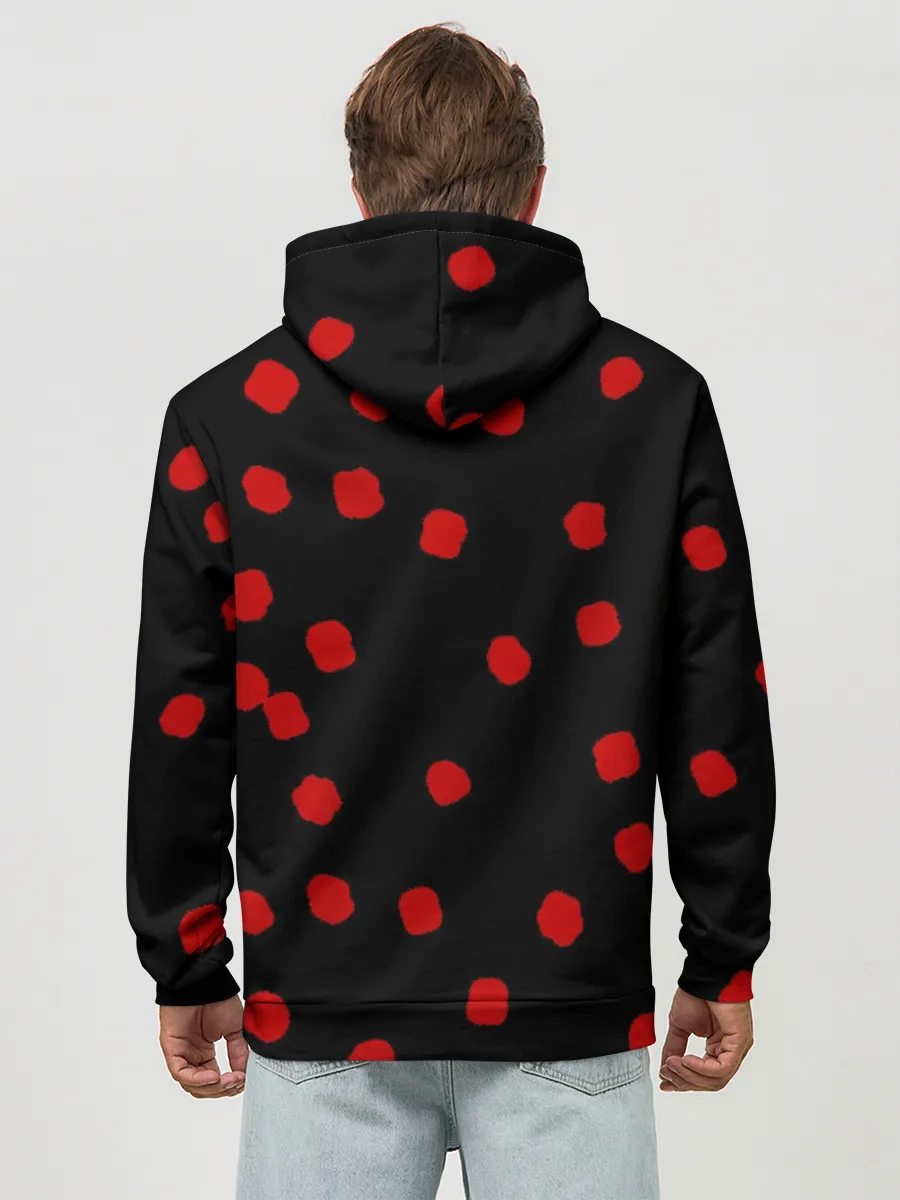 Худи мужской база хлопок / Japanese characters and a face