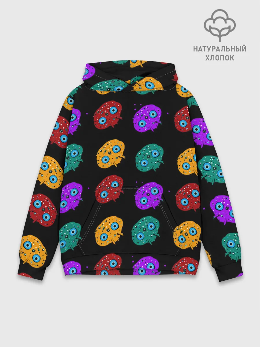 Худи мужской база хлопок / Нашествие инопланетян-ктулху