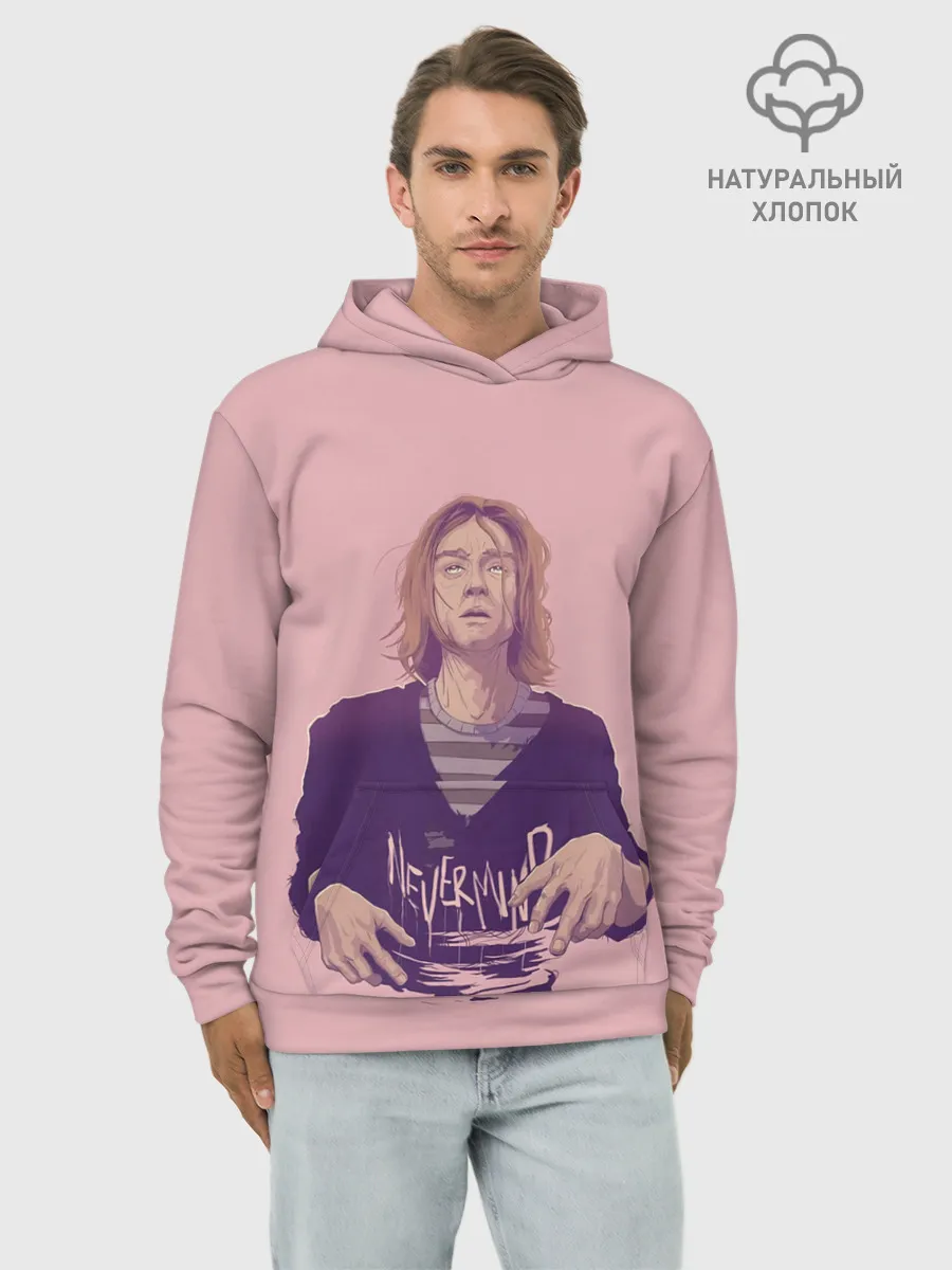 Худи мужской база хлопок / Курт Невермайнд