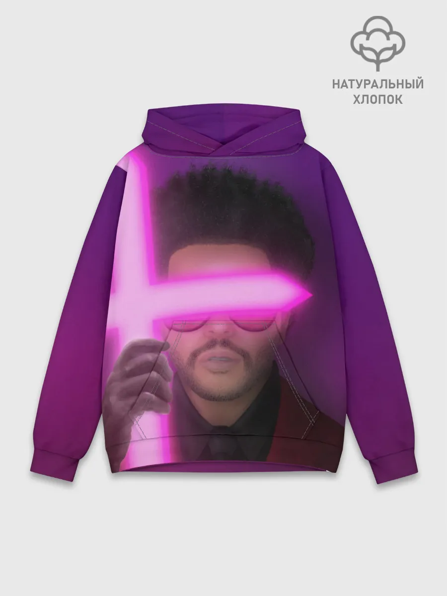 Худи мужской база хлопок / The Weeknd - Blinding Lights