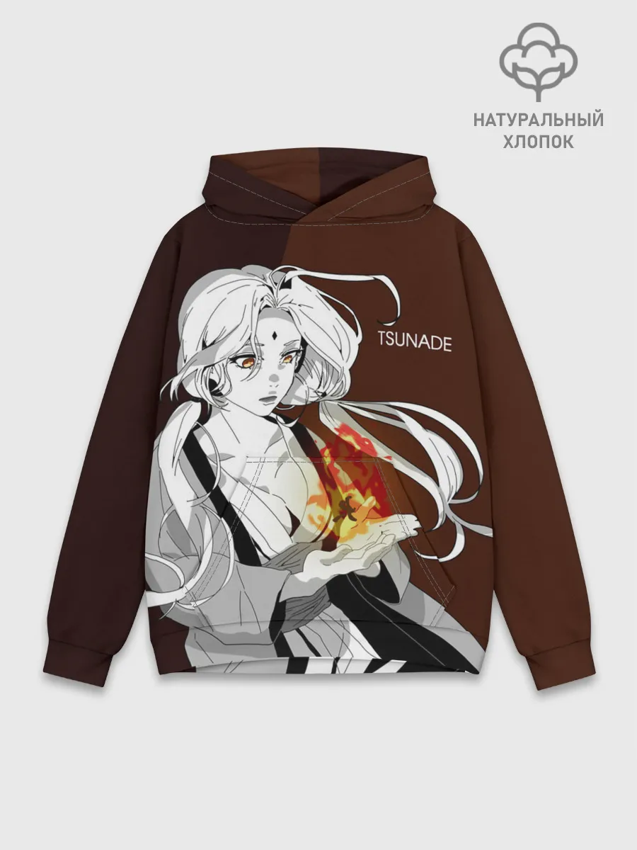Худи мужской база хлопок / Цунаде