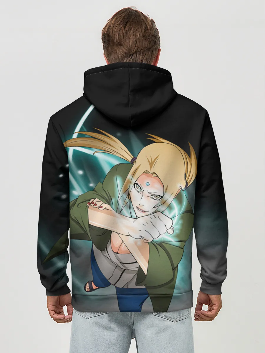 Худи мужской база хлопок / Цунаде