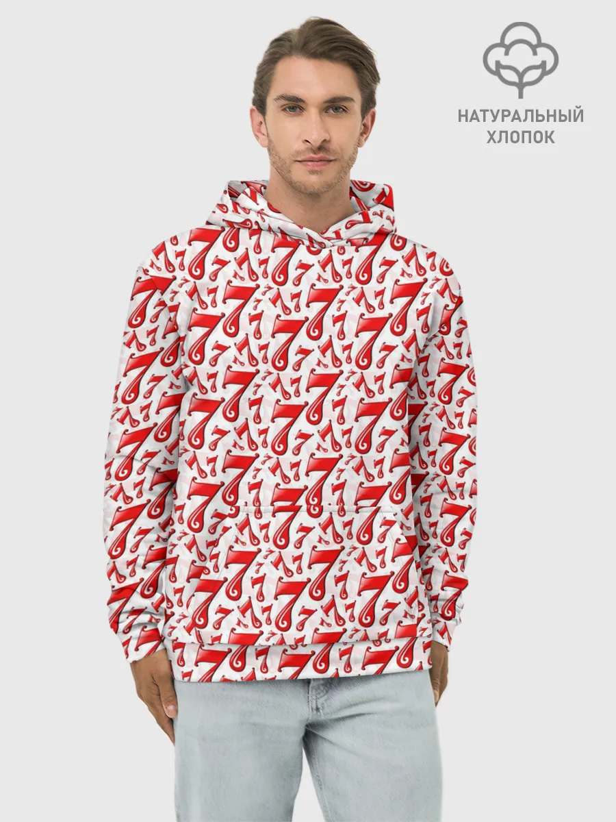 Худи мужской база хлопок / Счастливчик