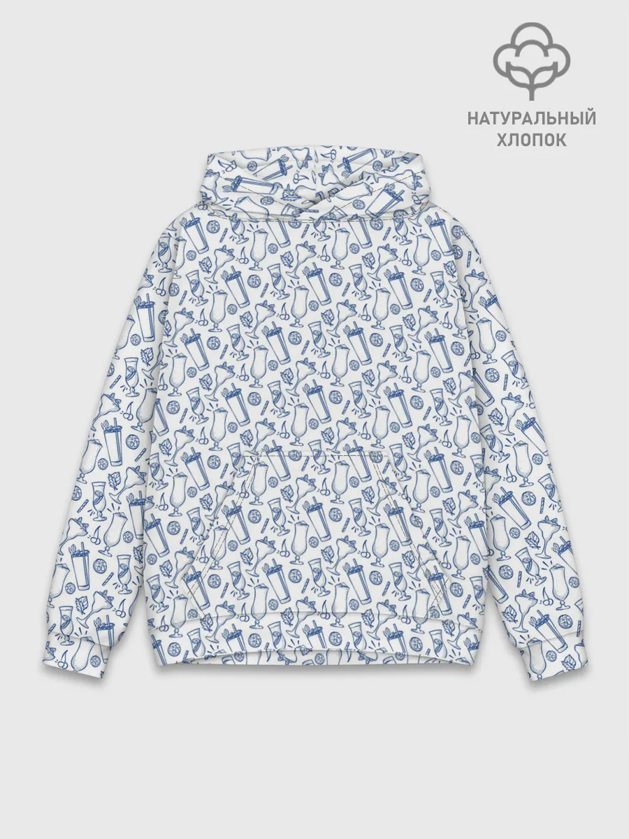 Худи мужской база хлопок / Коктейли