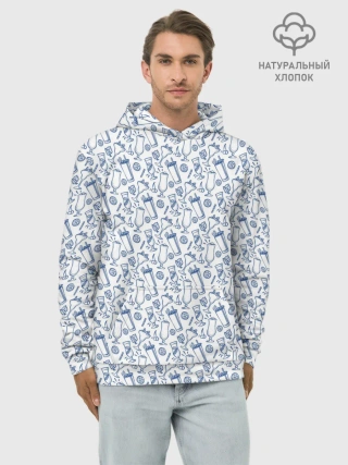 Худи мужской база хлопок / Коктейли