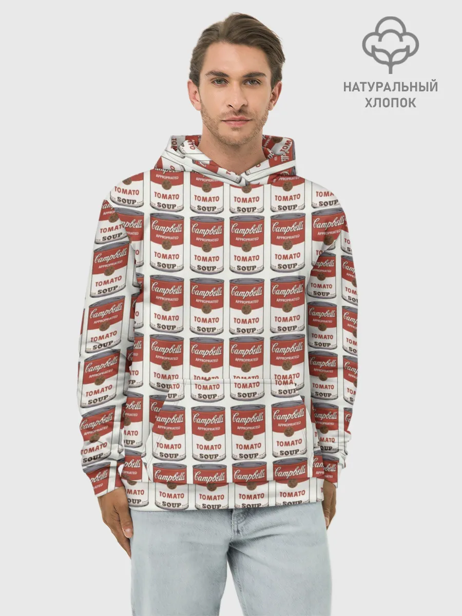 Худи мужской база хлопок / Суп как искусство