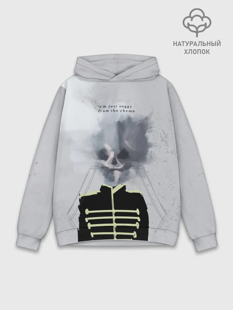 Худи мужской база хлопок / Black parade