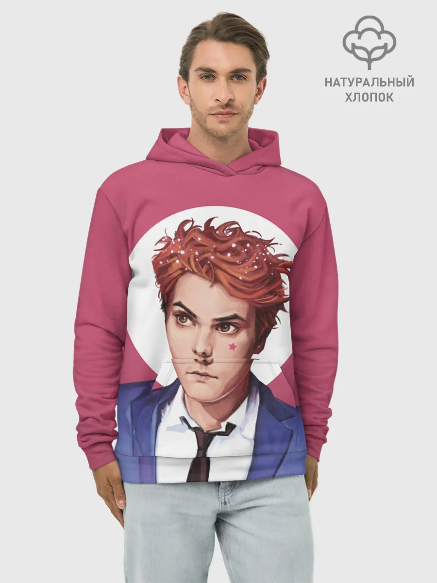 Худи мужской база хлопок / Уэй