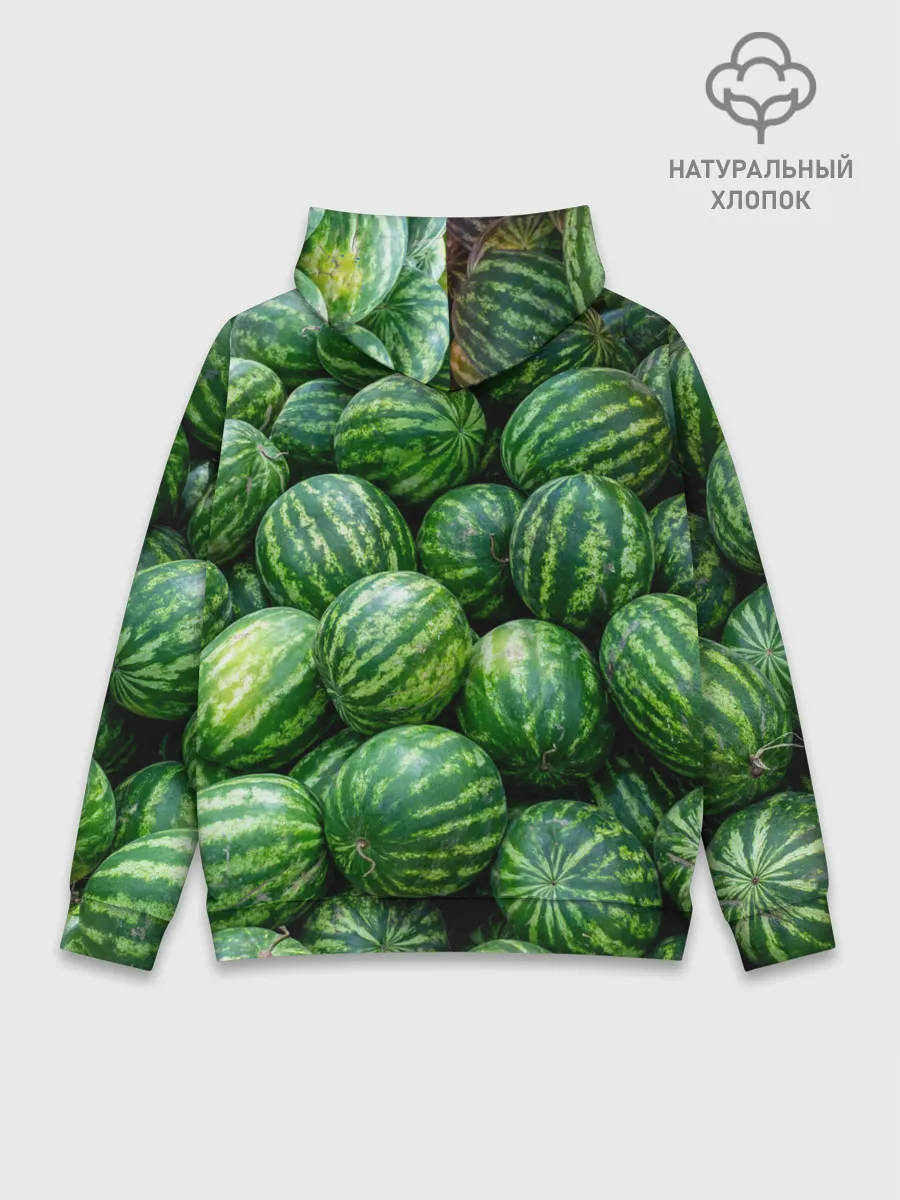 Худи мужской база хлопок / Арбузы