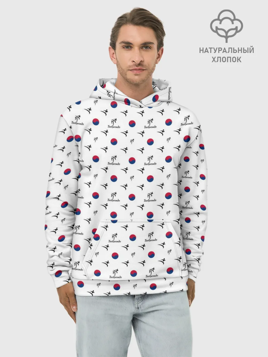 Худи мужской база хлопок / Taekwondo