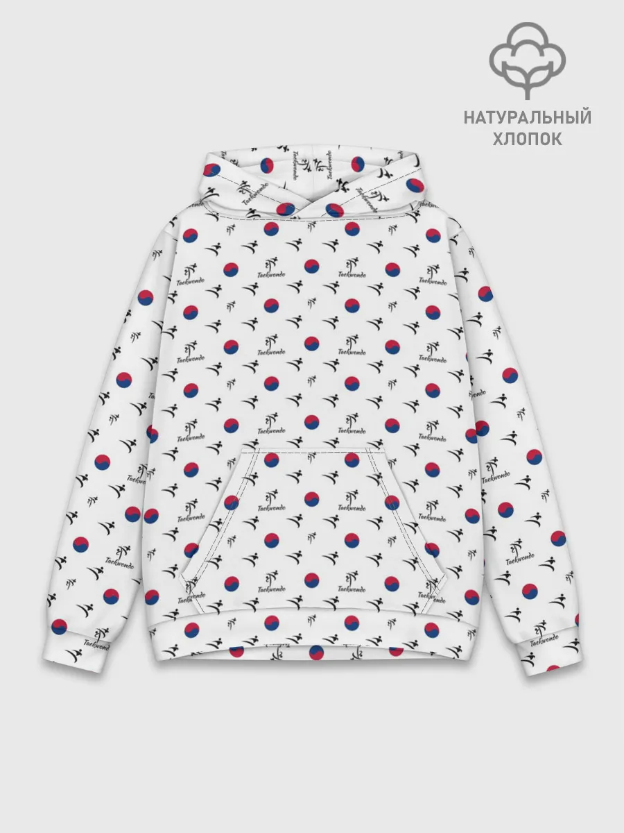 Худи мужской база хлопок / Taekwondo