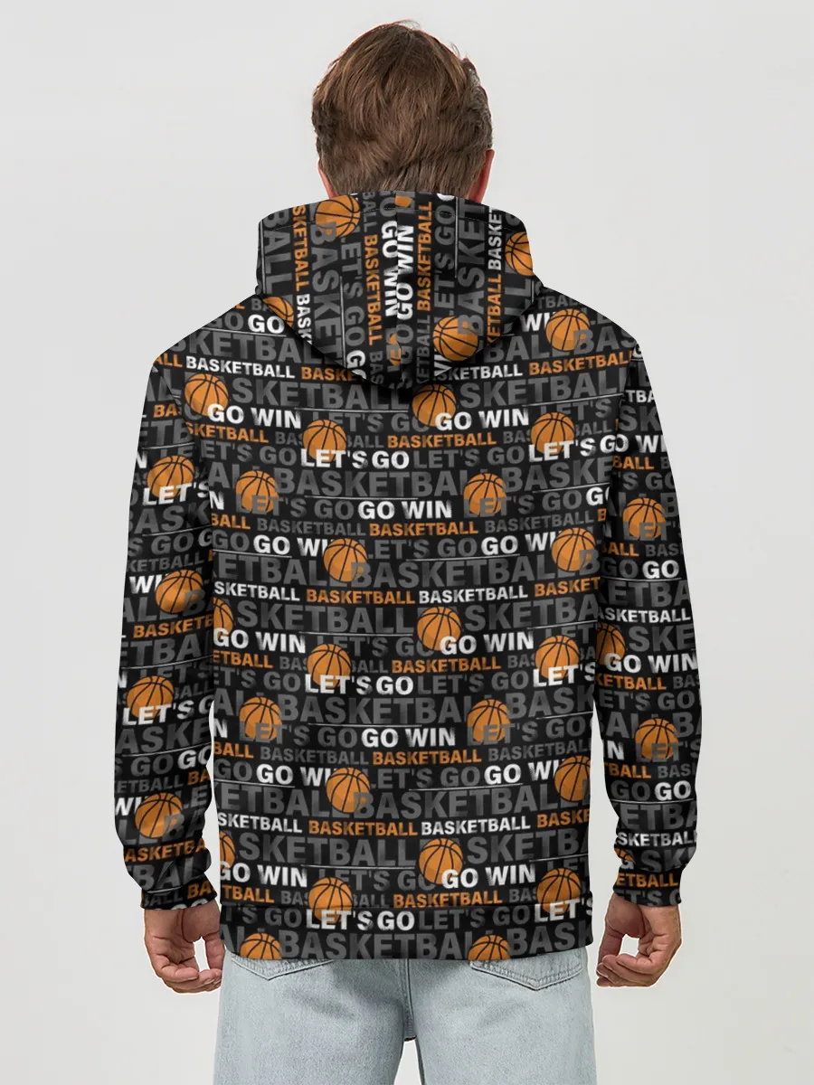 Худи мужской база хлопок / BASKETBALL