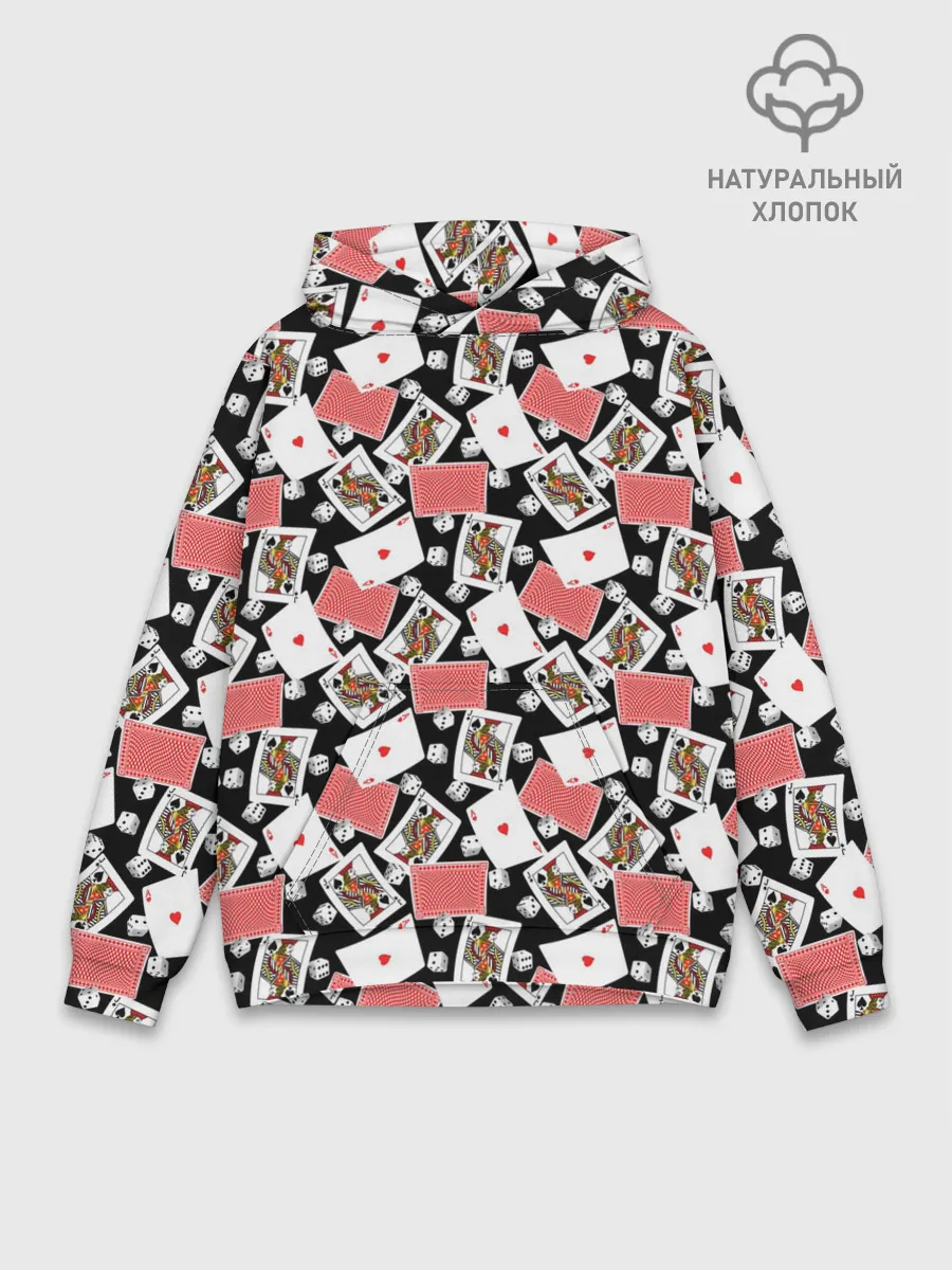 Худи мужской база хлопок / Карты