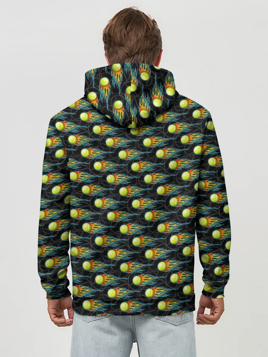 Худи мужской база хлопок / Теннисные Мячики