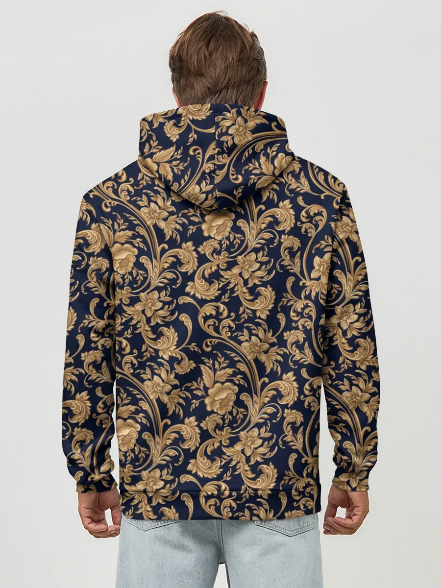 Худи мужской база хлопок / классические узоры