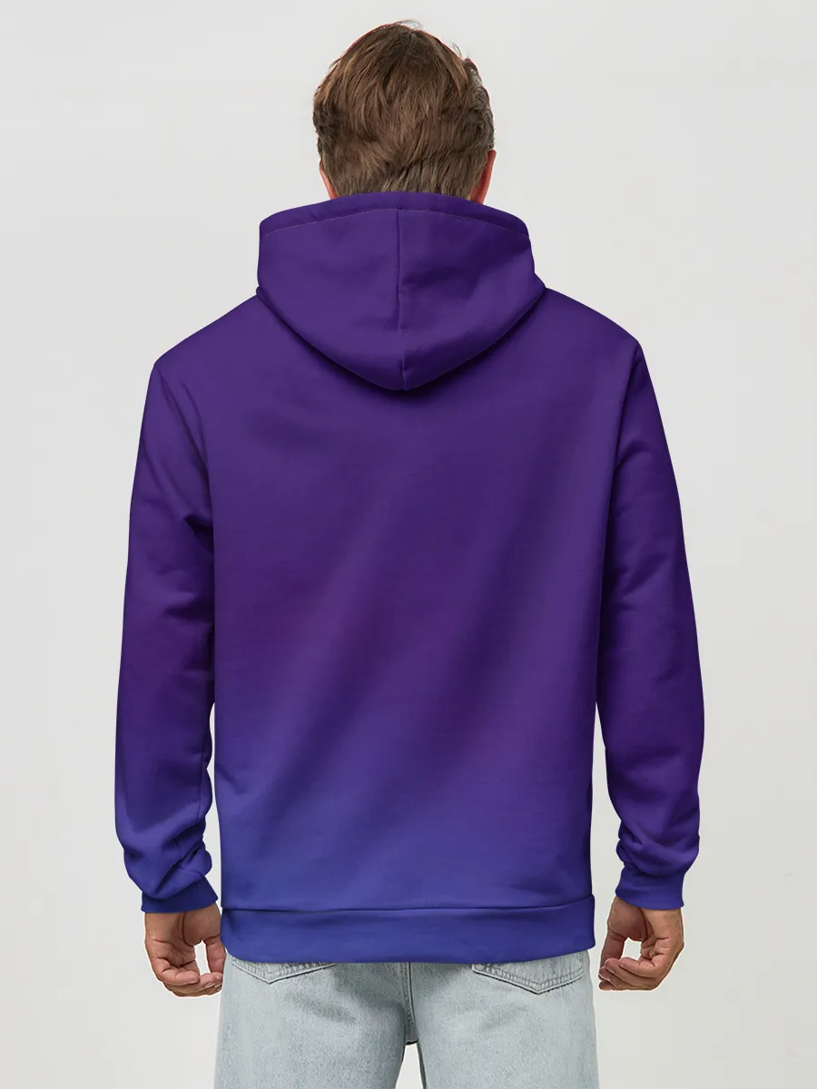 Худи мужской база хлопок / Metallica Neon