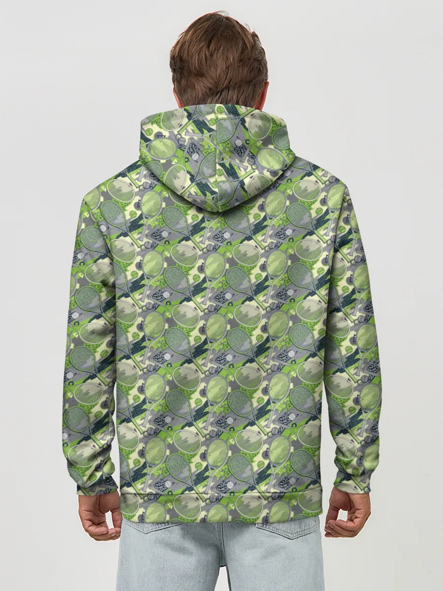 Худи мужской база хлопок / Большой Теннис