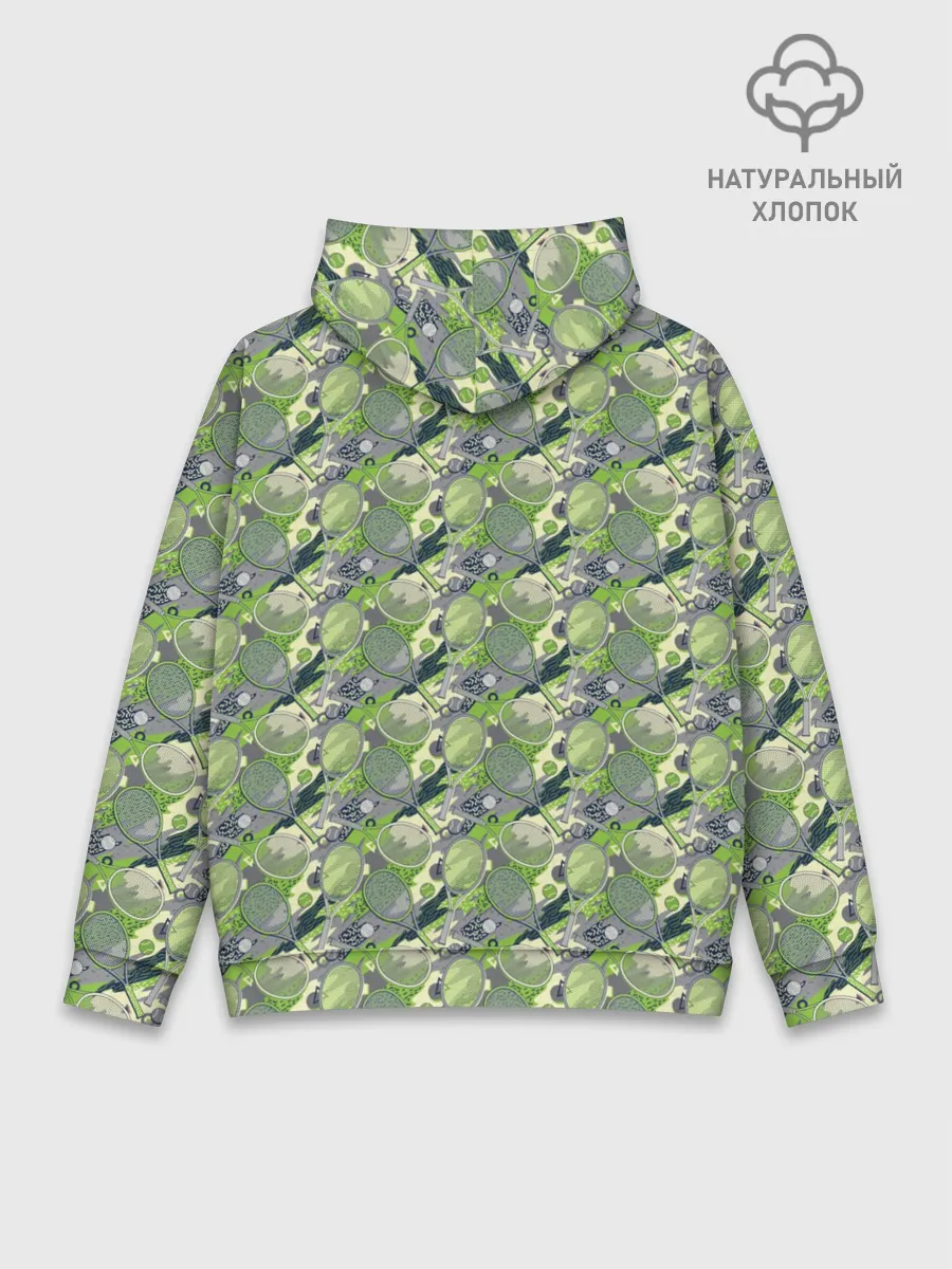 Худи мужской база хлопок / Большой Теннис