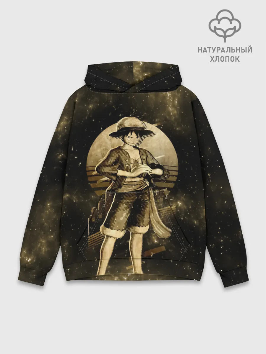 Худи мужской база хлопок / Манки Д. Луффи | One Piece