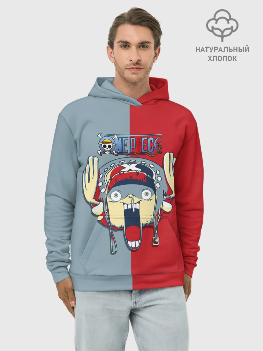 Худи мужской база хлопок / Сопливый Тони Тони Чоппер | One Piece