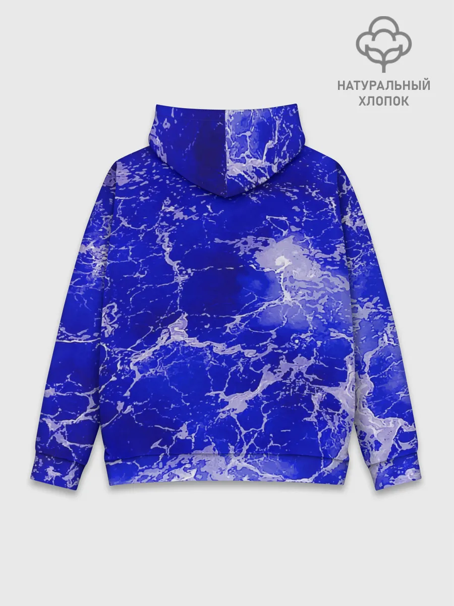 Худи мужской база хлопок / Морские волны!