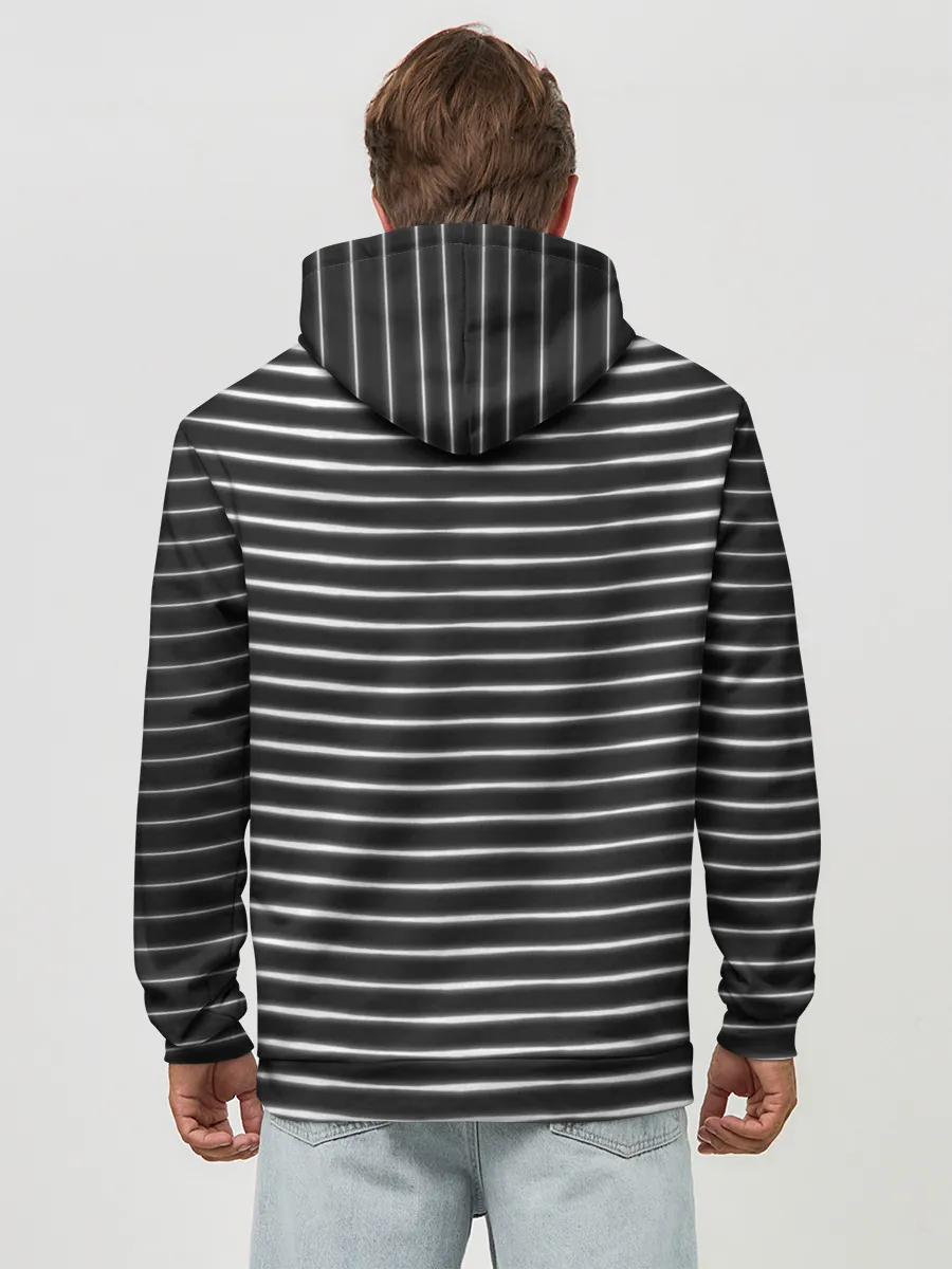 Худи мужской база хлопок / Рождён быть Рок-Звездой