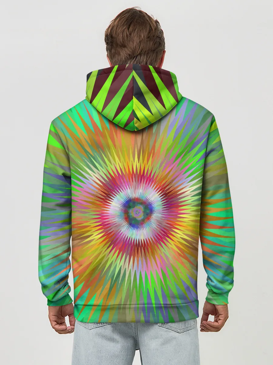 Худи мужской база хлопок / Тропичный Бум!