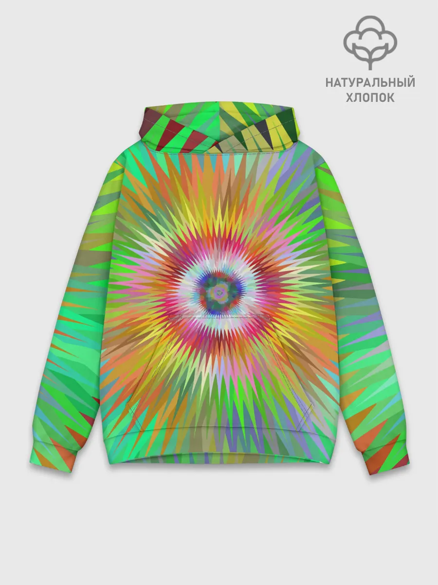 Худи мужской база хлопок / Тропичный Бум!