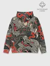 Худи мужской база хлопок / Китайский Дракон, China Dragon