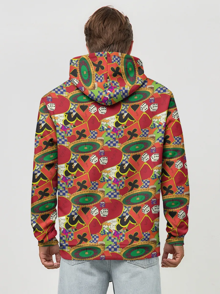 Худи мужской база хлопок / Казино