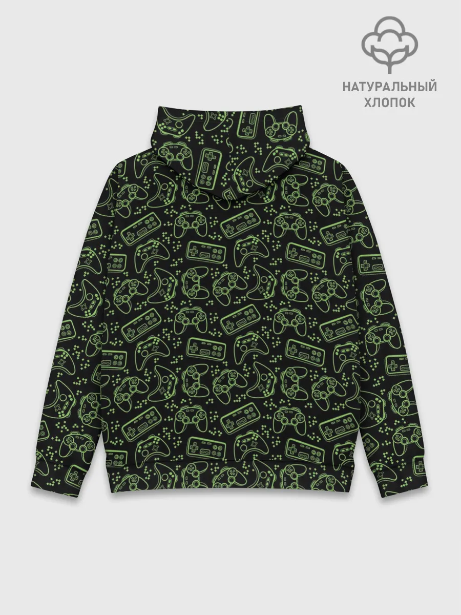 Худи мужской база хлопок / Джойстики
