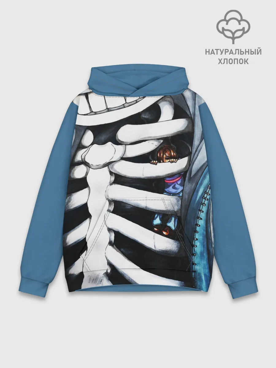 Худи мужской база хлопок / SANS AND FRISK