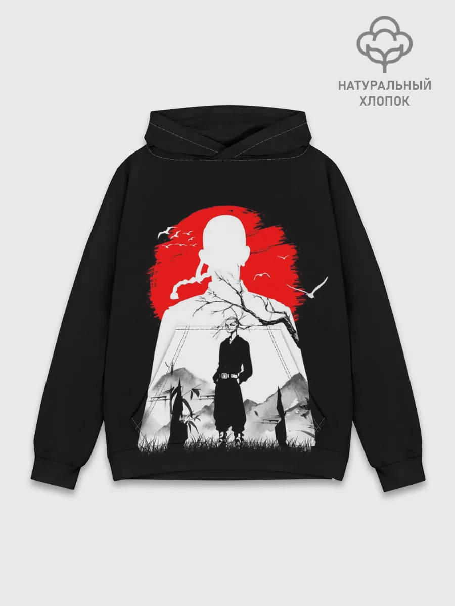 Худи мужской база хлопок / Кэн Рюгудзи Токийские мстители