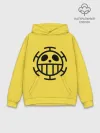 Худи мужской база хлопок / Как у Трафальгара Ло One Piece