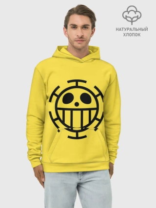 Худи мужской база хлопок / Как у Трафальгара Ло One Piece