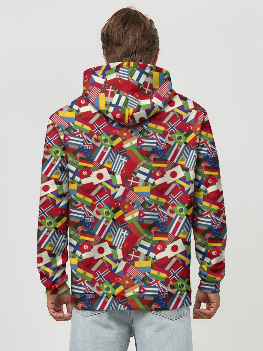 Худи мужской база хлопок / Страны Мира