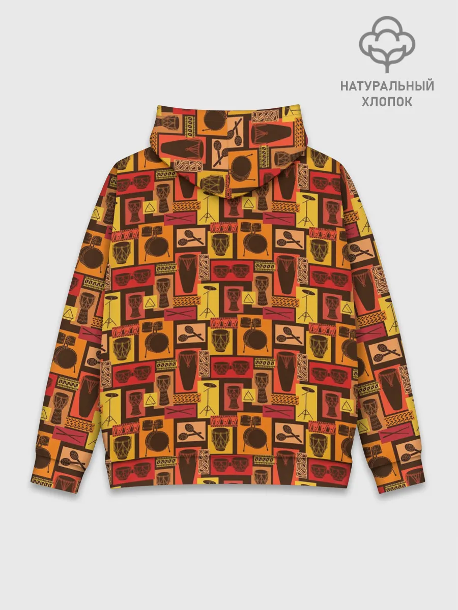 Худи мужской база хлопок / Барабанщик