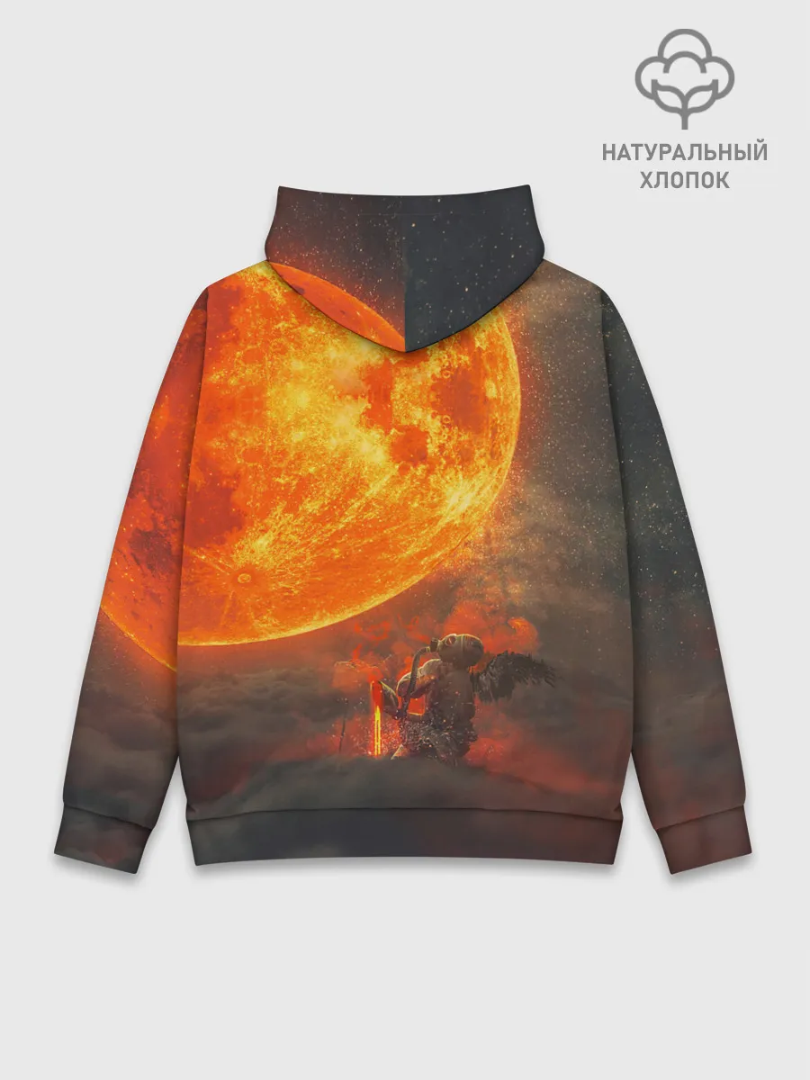 Худи мужской база хлопок / РАДИАЦИОННОЕ СОЛНЦЕ