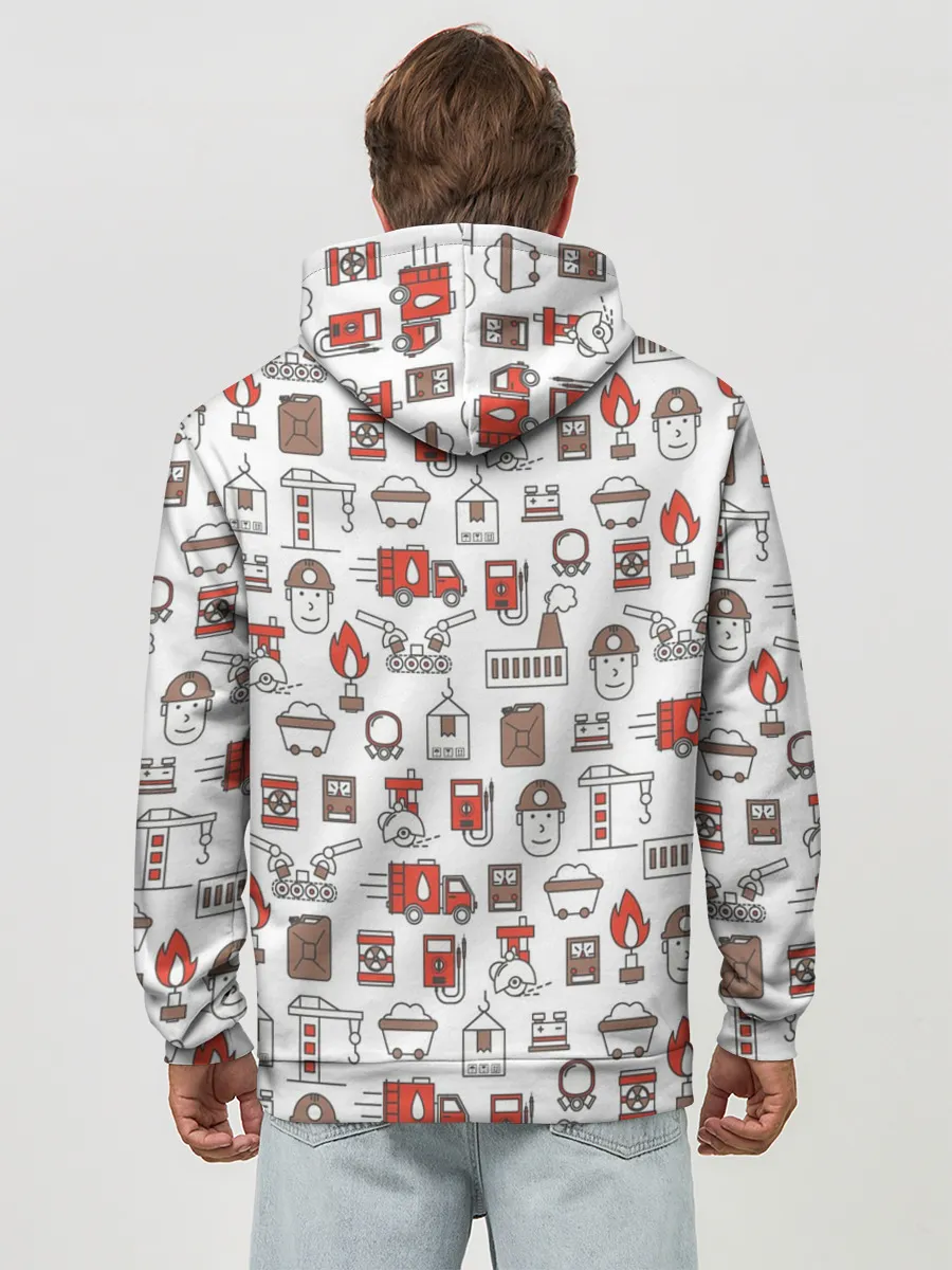 Худи мужской база хлопок / Металлург