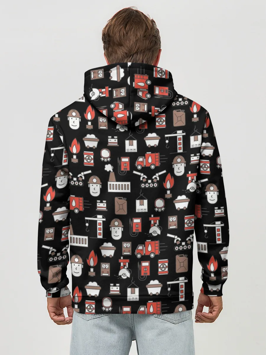 Худи мужской база хлопок / Металлург