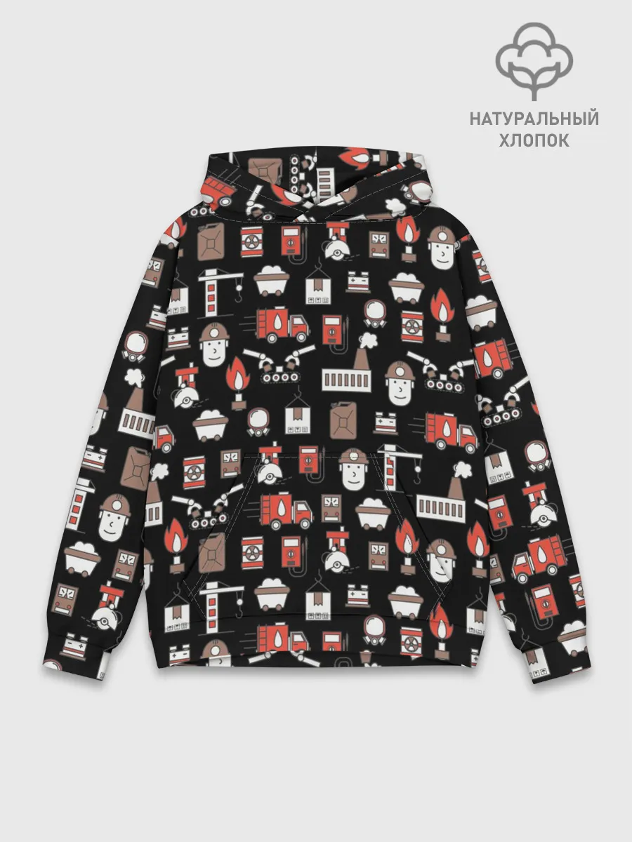 Худи мужской база хлопок / Металлург