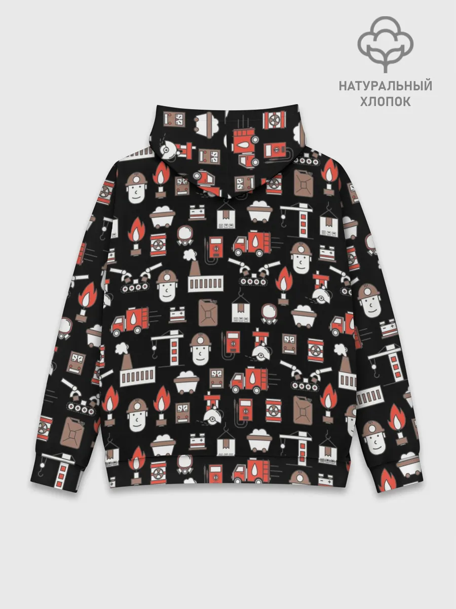 Худи мужской база хлопок / Металлург