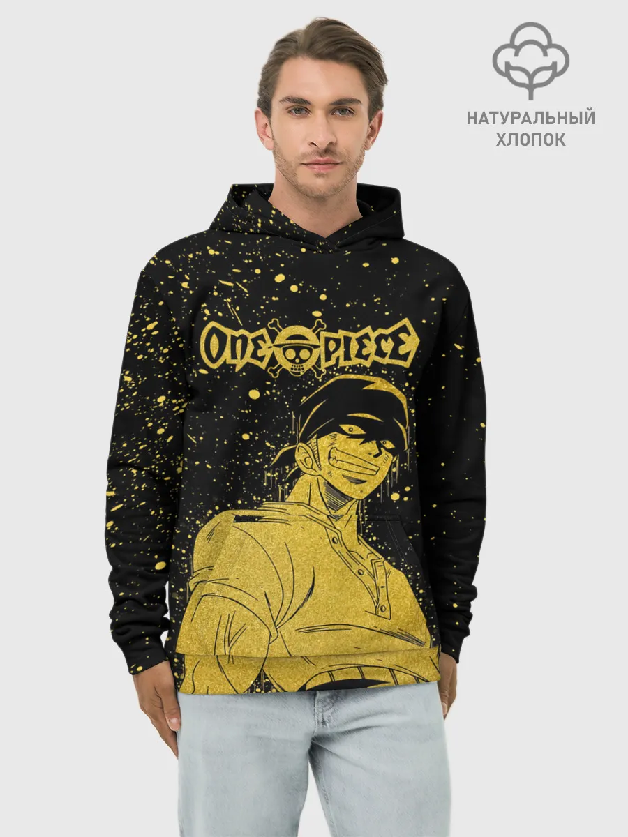 Худи мужской база хлопок / Ророноа Зоро | One Piece. Большой куш