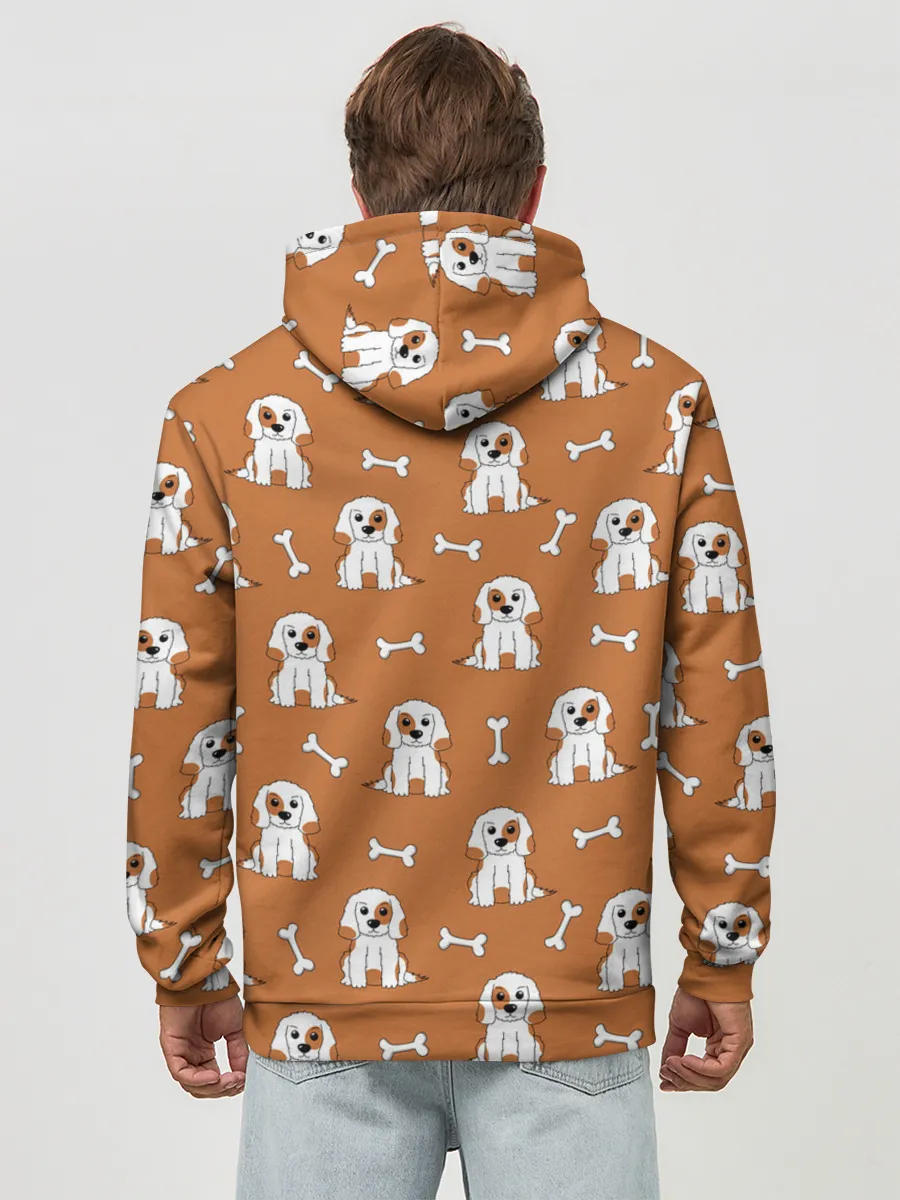 Худи мужской база хлопок / Пёс и кость