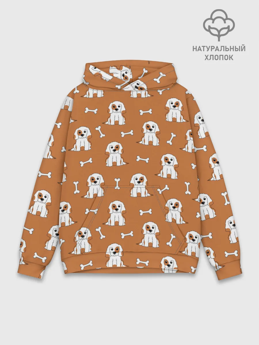 Худи мужской база хлопок / Пёс и кость