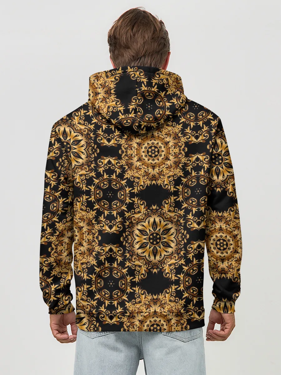 Худи мужской база хлопок / классические узоры