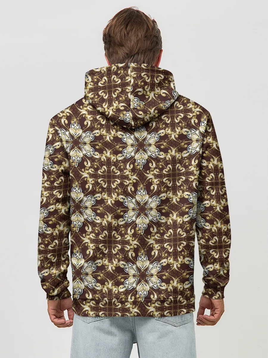 Худи мужской база хлопок / узоры