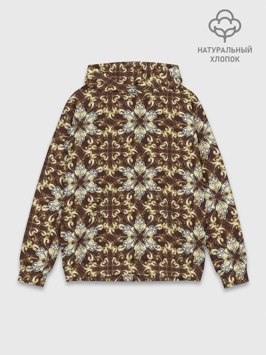 Худи мужской база хлопок / узоры